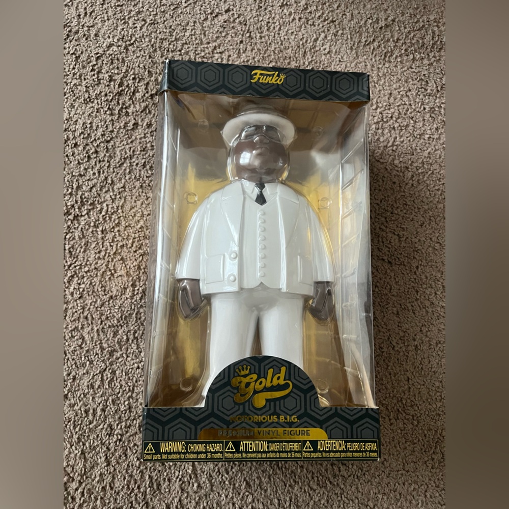 Funko Gold The Notorious B.I.G. Vinyl Figure - White Outfit
